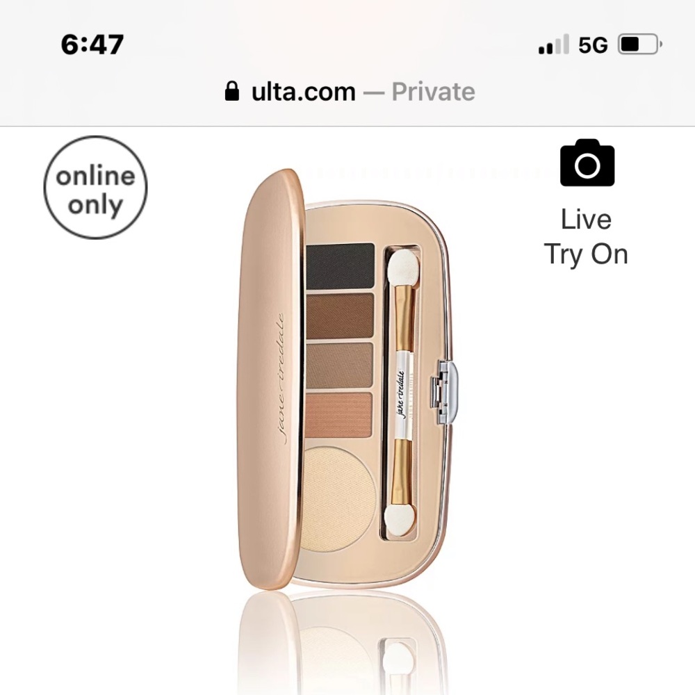Jane Iredale eyeshadow kit.